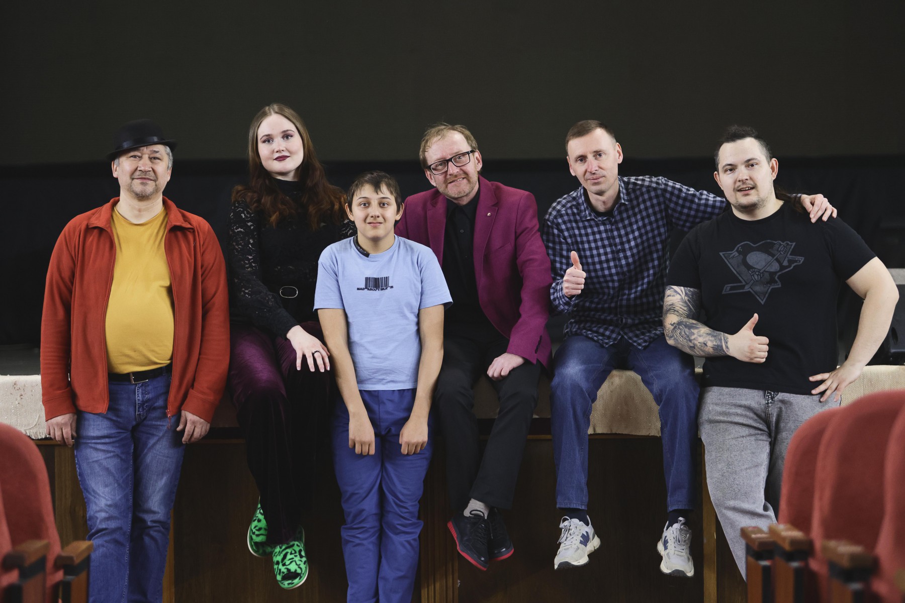 В КДЦ идут репетиции третьего спектакля, который готовит для ревдинских зрителей режиссер-любитель Роман Паламарчук. Фото Владимира Коцюбы-Белых